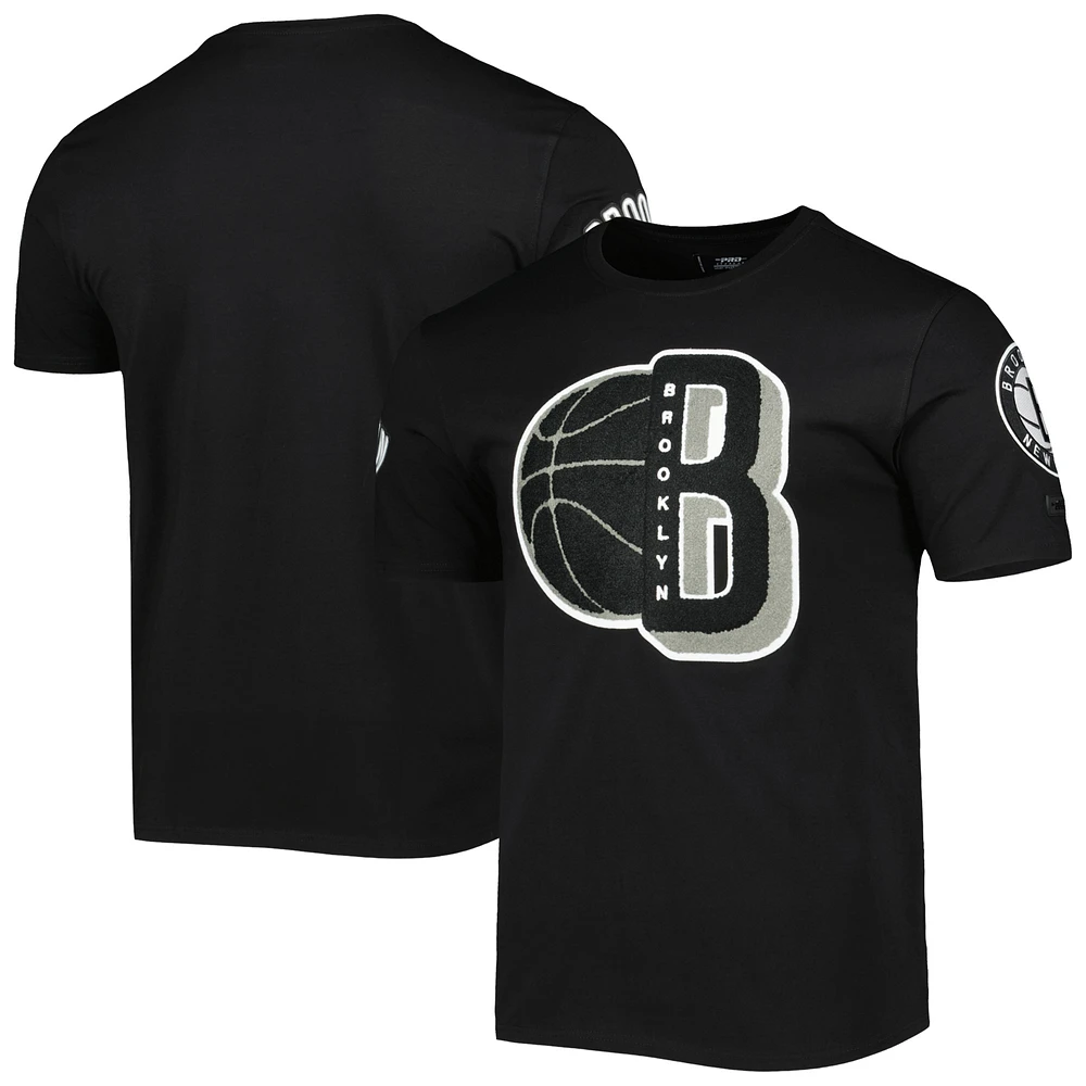 Men's Pro Standard Black Brooklyn Nets Mash Up Capsule T-Shirt