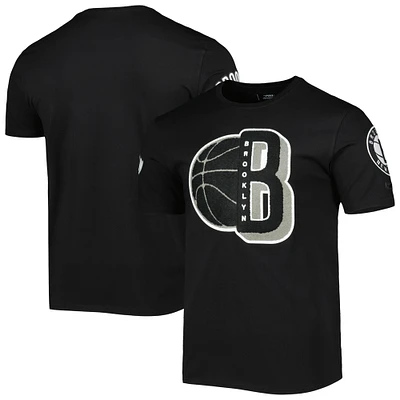 Men's Pro Standard Black Brooklyn Nets Mash Up Capsule T-Shirt