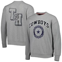 Men's Tommy Hilfiger Heather Gray Dallas Cowboys Ronald Crew Sweatshirt