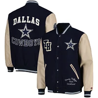 Men's Tommy Hilfiger Navy Dallas Cowboys Full-Zip Varsity Jacket