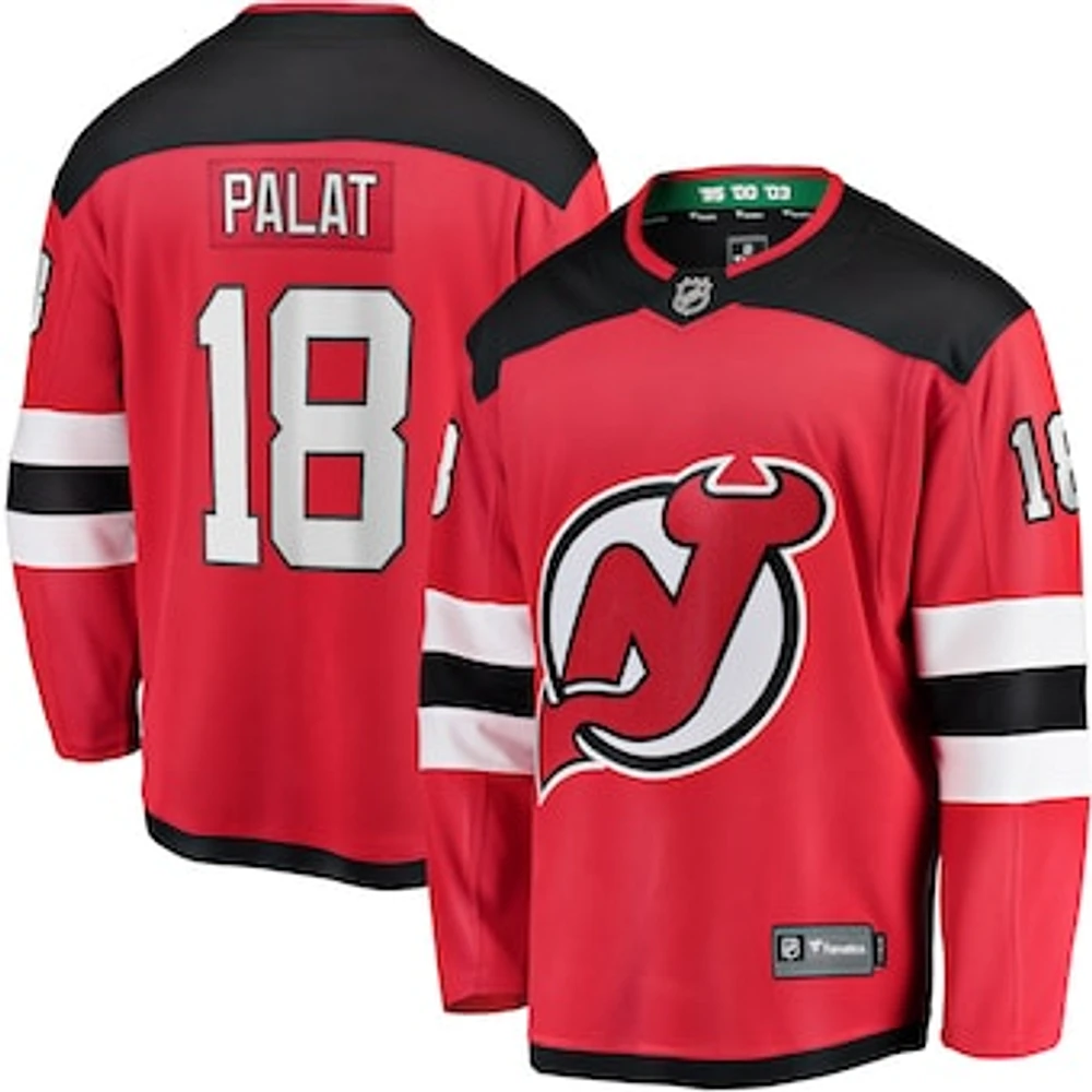 Men's Fanatics Ondrej Palat Red New Jersey Devils Home Breakaway Player