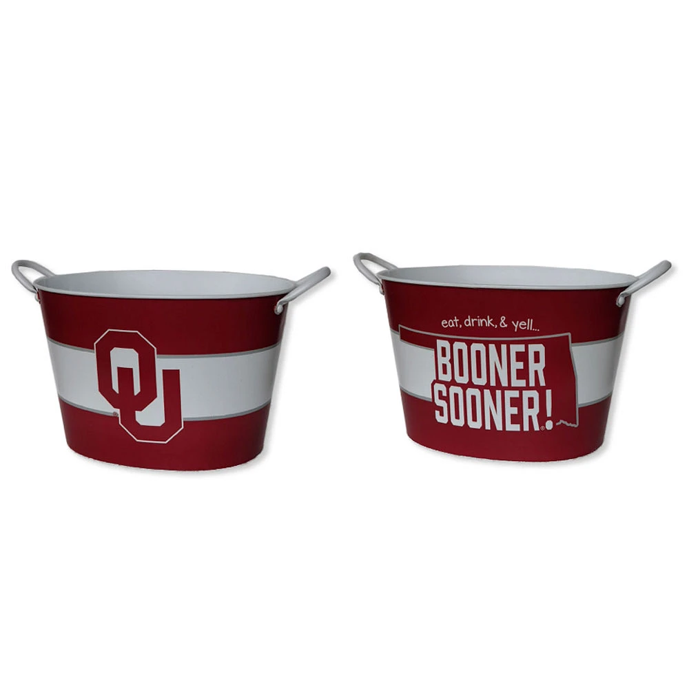 Oklahoma Sooners Metal Drink Bucket