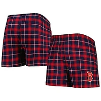 Men's Concepts Sport Navy/Red Boston Red Sox Ledger Flannel Boxers