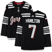 Dougie Hamilton New Jersey Devils Autographed adidas Alternate Authentic Jersey