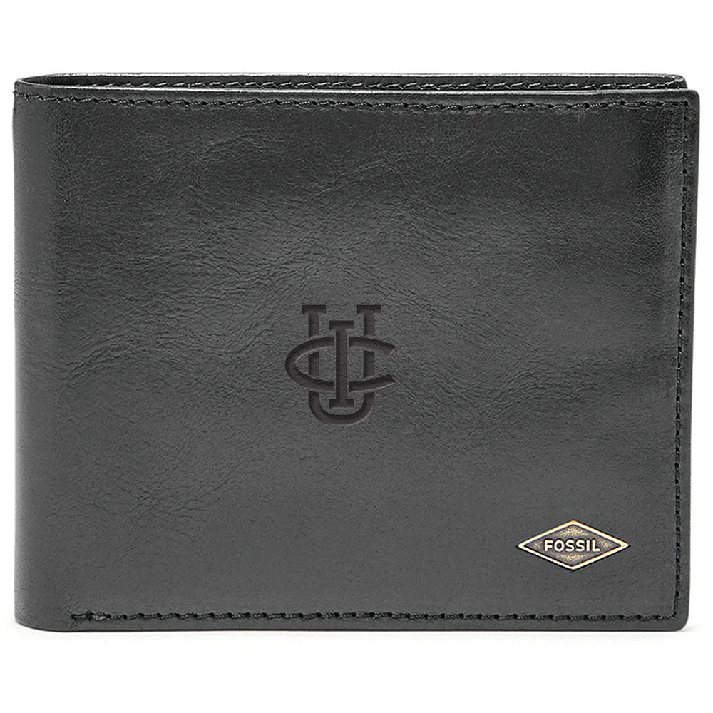 Men's Fossil UC Irvine Anteaters Leather Ryan RFID Flip ID Bifold Wallet