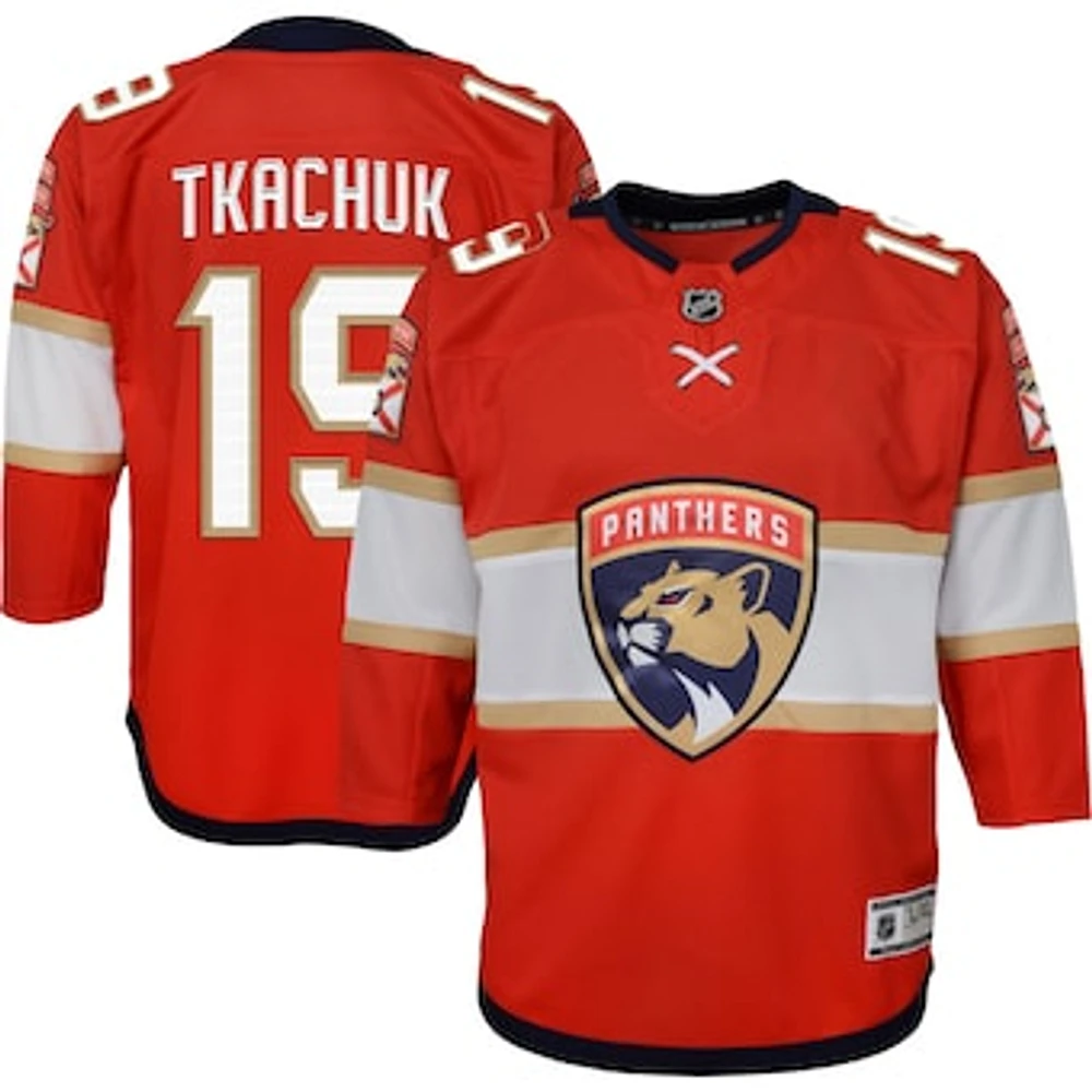 Youth Matthew Tkachuk Red Florida Panthers Home Premier Player Jersey