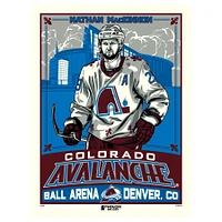 Phenom Gallery Nathan MacKinnon Colorado Avalanche 18'' x 24'' Serigraph