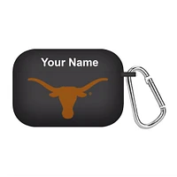 Black Texas Longhorns Personalized AirPods Pro Case Cover