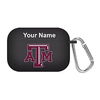 Black Texas A&M Aggies Personalized AirPods Pro Case Cover