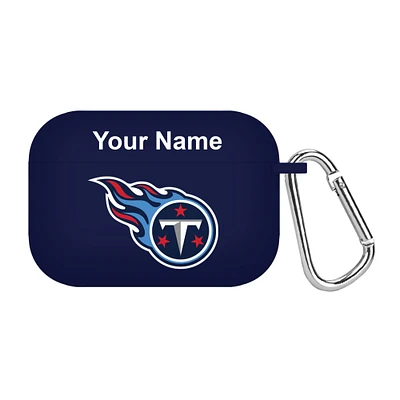 Navy Tennessee Titans Personalized AirPods Pro Case Cover