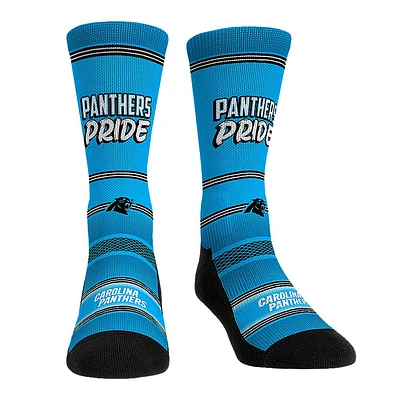 Rock Em Socks Carolina Panthers Team Slogan Crew