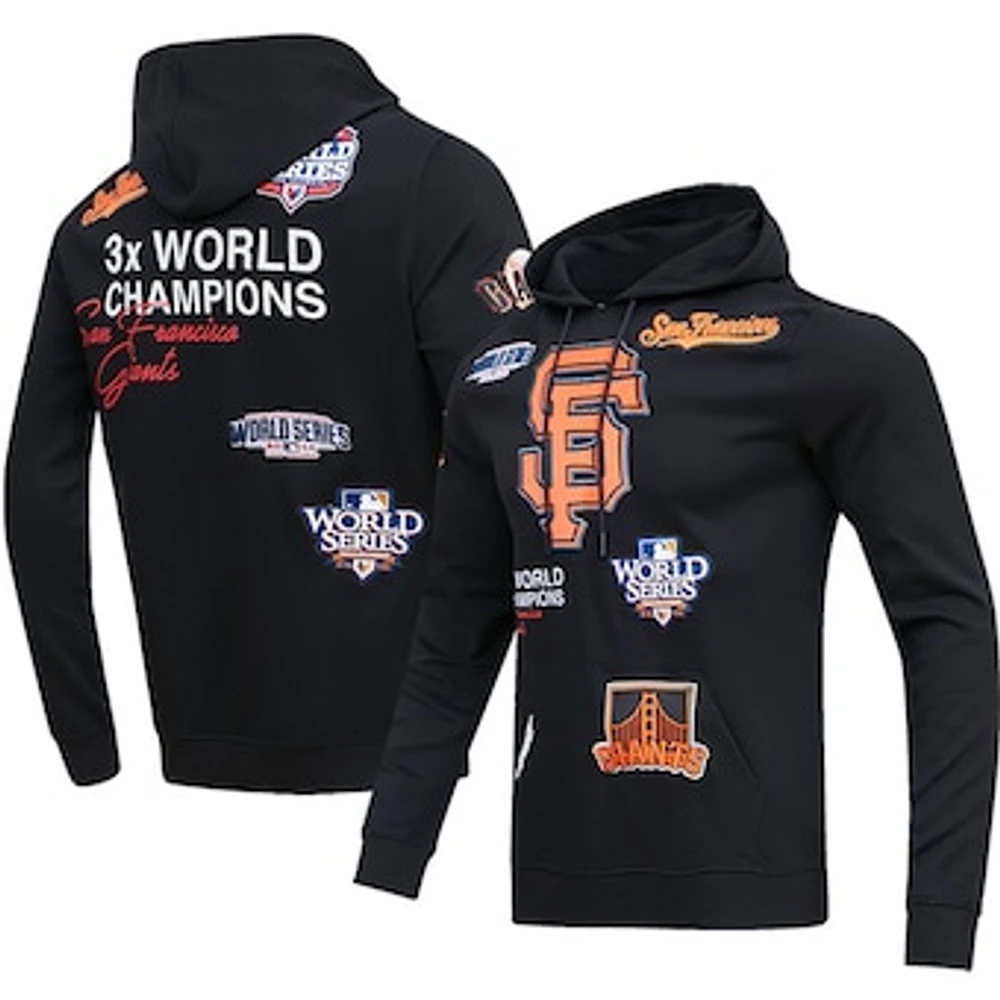 Men's Pro Standard Black San Francisco Giants Championship Pullover Hoodie