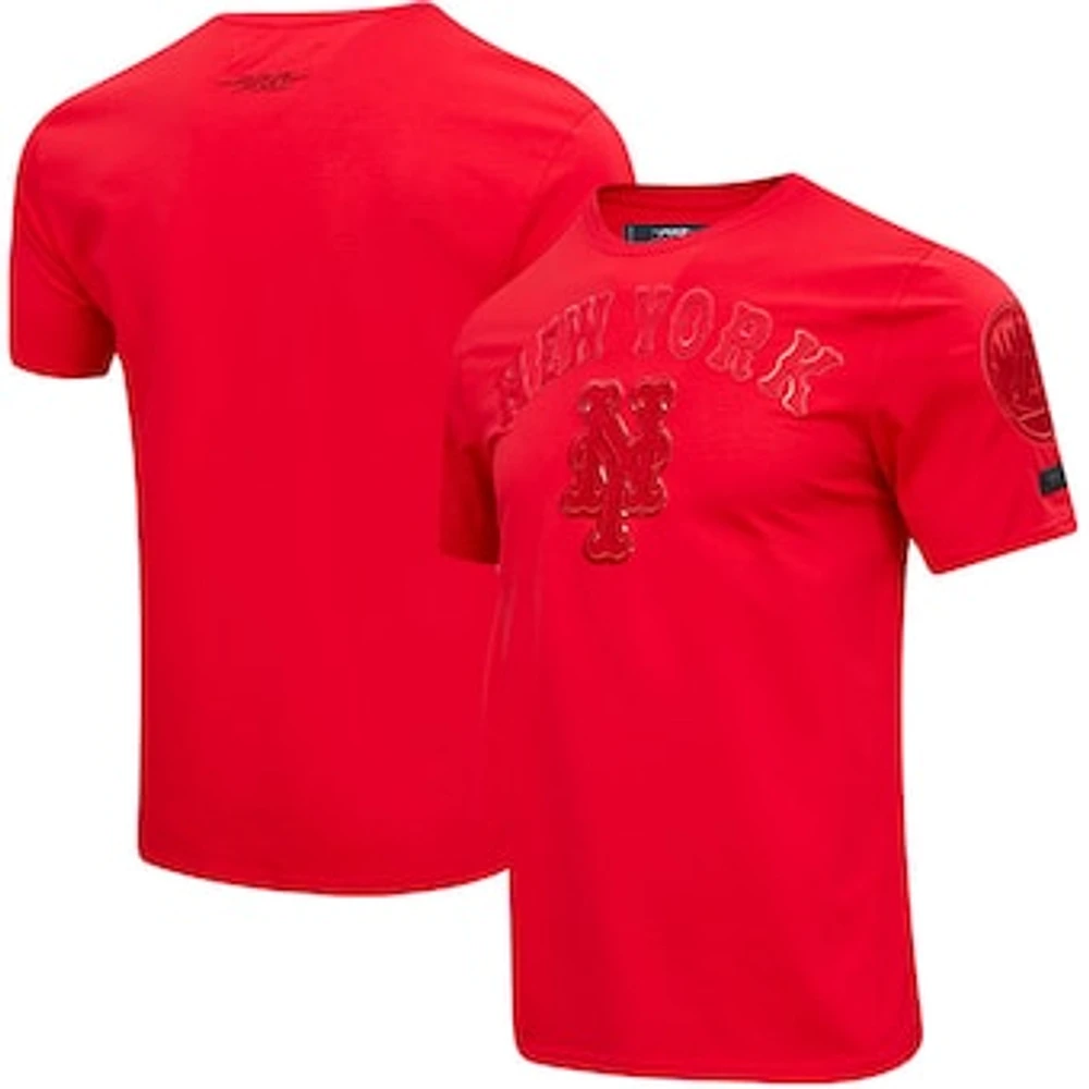 Men's Pro Standard New York Mets Classic Triple Red T-Shirt