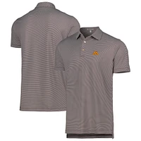 Men's Peter Millar Maroon Minnesota Golden Gophers Jubilee Stripe Performance Polo