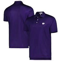 Men's Peter Millar Purple Kansas State Wildcats Dolly Performance Jersey Polo