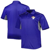 Men's Royal Los Angeles Rams Big & Tall Team Color Polo