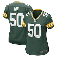 Women's Nike Zach Tom Green Bay Packers Player Game Jersey