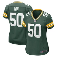 Women's Nike Zach Tom Green Bay Packers Player Game Jersey