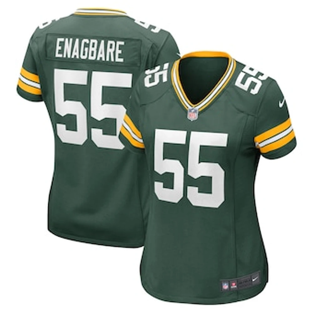 Women's Nike Kingsley Enagbare Green Bay Packers Player Game Jersey