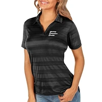 Women's Antigua Black Holyoke Community College Compass Polo