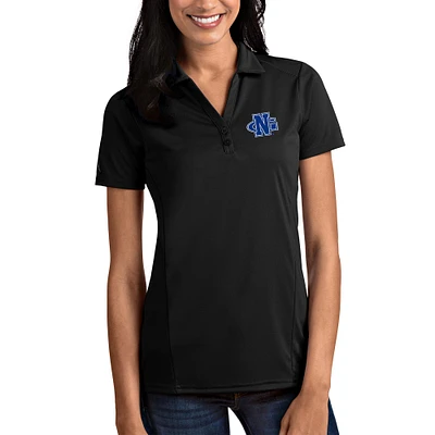 Women's Antigua Black North Georgia Nighthawks Tribute Polo