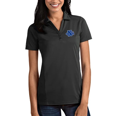 Women's Antigua Charcoal North Georgia Nighthawks Tribute Polo