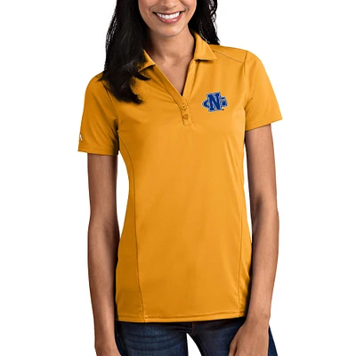Women's Antigua Gold North Georgia Nighthawks Tribute Polo