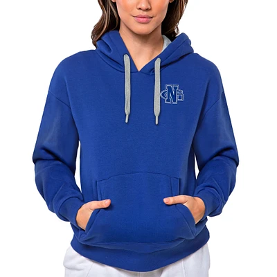 Women's Antigua Royal North Georgia Nighthawks Victory Pullover Hoodie