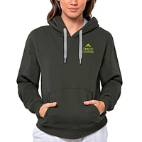 Women's Antigua Charcoal Truckee Meadows Community College Victory Pullover Hoodie