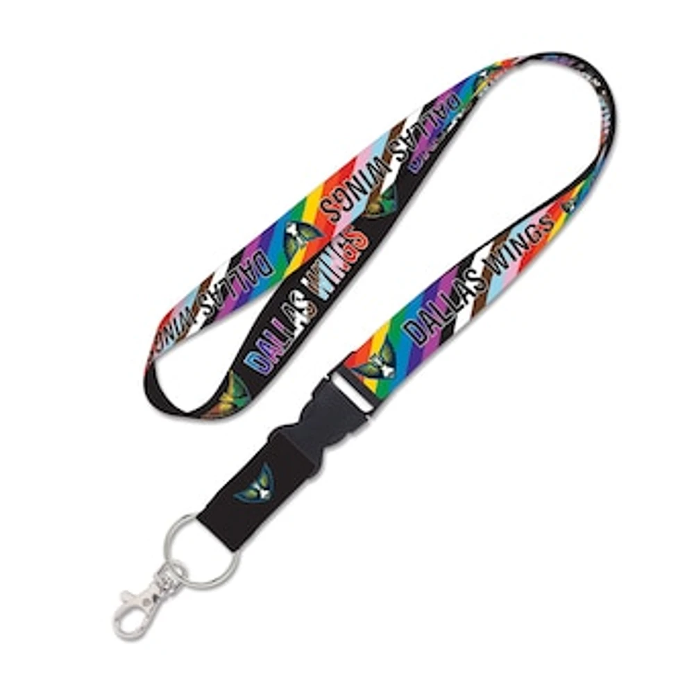 WinCraft Dallas Wings 1'' Pride Buckle Lanyard