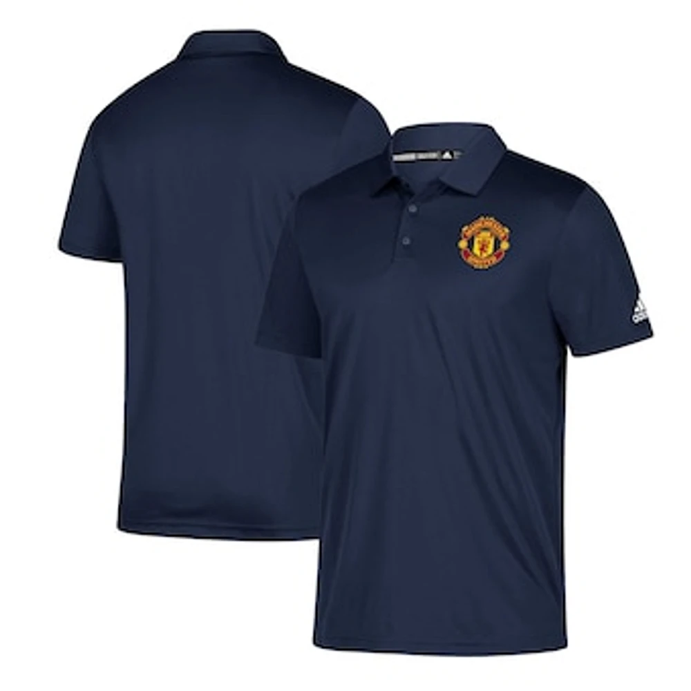 Men's adidas Navy Manchester United Grind climalite Polo