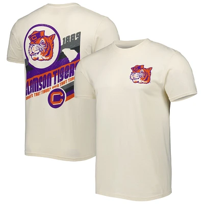 Men's Cream Clemson Tigers Vault Vintage Comfort Color T-Shirt