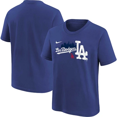 Youth Nike Royal Los Angeles Dodgers 2023 City Connect Team T-Shirt