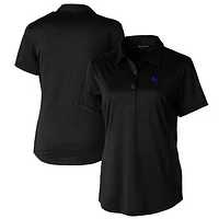 Women's Cutter & Buck Black Air Force Falcons Prospect Textured Stretch Polo