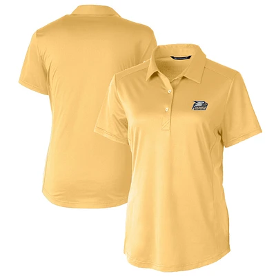 Women's Cutter & Buck Yellow Georgia Southern Eagles Prospect Textured Stretch Polo