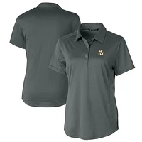 Women's Cutter & Buck Gray Marquette Golden Eagles Prospect Textured Stretch Polo