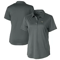Women's Cutter & Buck Gray Wake Forest Demon Deacons Prospect Textured Stretch Polo