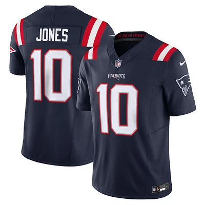 Men's Nike Mac Jones Navy New England Patriots Vapor F.U.S.E. Limited Jersey