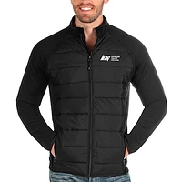 Men's Antigua Black Antelope Valley College Altitude Full-Zip Jacket