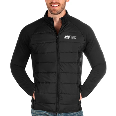 Men's Antigua Black Antelope Valley College Altitude Full-Zip Jacket