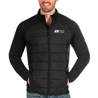 Men's Antigua Black Antelope Valley College Altitude Full-Zip Jacket