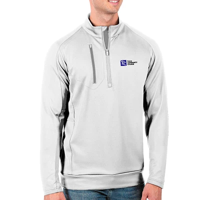 Men's Antigua Tulsa Community College Generation Quarter-Zip Pullover Top