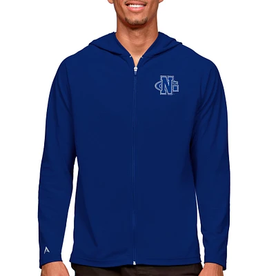 Men's Antigua Royal North Georgia Nighthawks Legacy Full-Zip Hoodie