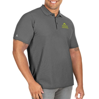 Men's Antigua Charcoal Truckee Meadows Community College Big & Tall Legacy Pique Polo