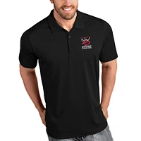 Men's Antigua Black Northwest-Shoals Community College Tribute Polo