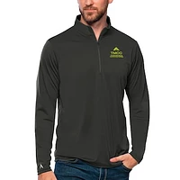 Men's Antigua Charcoal Truckee Meadows Community College Tribute Quarter-Zip Pullover Top