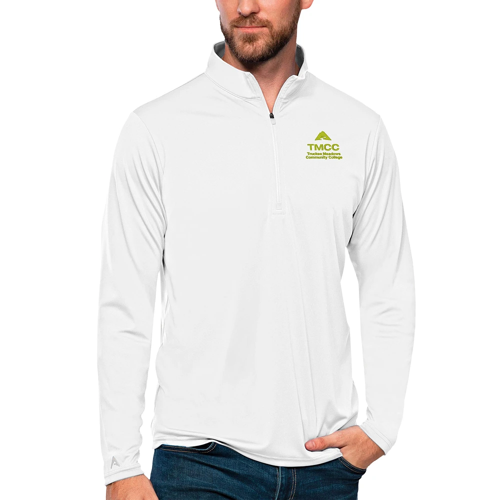 Men's Antigua Truckee Meadows Community College Tribute Quarter-Zip Pullover Top