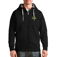 Men's Antigua Black Truckee Meadows Community College Victory Full-Zip Hoodie