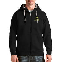 Men's Antigua Black Truckee Meadows Community College Victory Full-Zip Hoodie