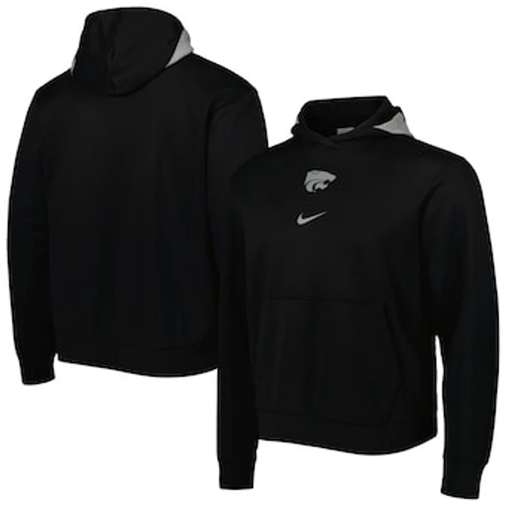 Men's Nike Black Kansas State Wildcats Spotlight Performance Pullover Hoodie